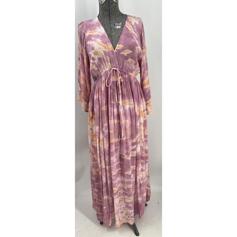 Young fabulous, & broke tie-dye boho Maxi dress S